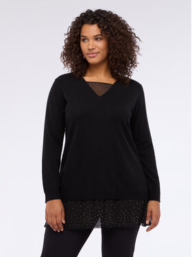 Fiorella Rubino Fiorella Rubino Maglione M383L008331N033 Nero Regular Fit