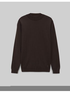 Borgio Borgio Sweter grotte_br2 Brązowy Regular Fit