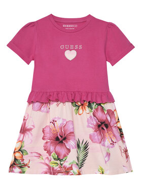 Guess Guess Kleid für den Alltag K6GK01 K6YW4 Rosa Regular Fit