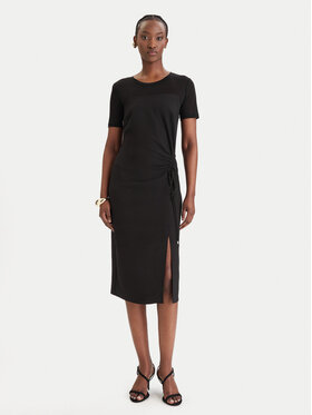 Patrizia Pepe Patrizia Pepe Kokteiļkleita 8A1596/A701-K103 Melns Regular Fit