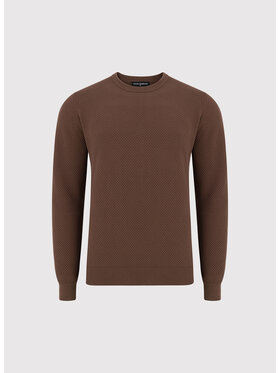 Pako Lorente Pako Lorente Sweter P26WF-2X-013 Brązowy Classic Fit