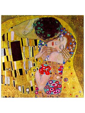 Artopweb Artopweb Dekoracja ścienna The Kiss Kolorowy