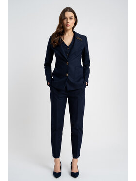 CLICK CLICK Παντελόνι υφασμάτινο 30-338 Σκούρο μπλε Close Fit