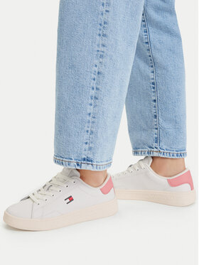 Tommy Jeans Tommy Jeans Αθλητικά Tjw Script Cupsole EN0EN02960 Λευκό