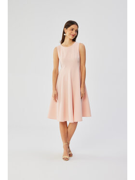 Stylove Stylove Sukienka koktajlowa S358 Różowy Comfortable Fit