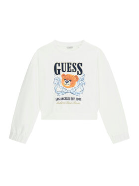 Guess Guess Majica dugih rukava J6GQ00 KA6R4 Bijela Relaxed Fit