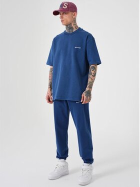 Machinist Machinist T-Shirt Koszulka Z Krótkim Rękawem Męska Niebieska Machinist Washing Luxury Relaxed XL Niebieski Oversize
