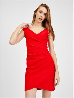 Orsay Orsay Sukienka 410246-330000__38 Czerwony Regular Fit