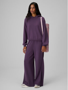 4F 4F Spodnie dresowe ESSENTIAL Fioletowy Regular Fit