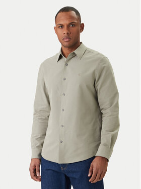 Calvin Klein Calvin Klein Koszula LV04LF110G Khaki Regular Fit