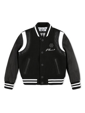 PHILIPP PLEIN PHILIPP PLEIN Kožená bunda 5613 Čierna Comfort Fit