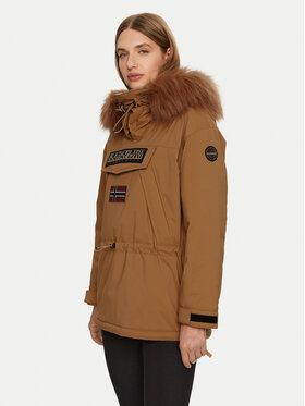 Napapijri Napapijri Bunda anorak Skidoo W 2.0 NP0A4I5F Hnědá Regular Fit