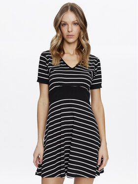 LTB LTB Každodenní šaty Famege 83000 6089 Černá Slim Fit