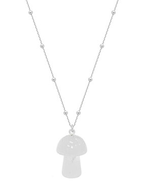 Alicja&Maria Jewellery Alicja&Maria Jewellery Naszyjnik Mushroom Srebrny