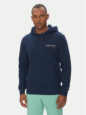Tommy Hilfiger Tommy Hilfiger Majica dugih rukava Color Photo MW0MW39151 Tamnoplava Regular Fit
