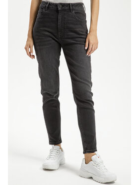 Cross Jeans Cross Jeans Jeansy N 432-084 Czarny Mom Fit