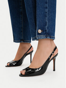 Nine West Nine West Sandały EO-TS6376-01 Czarny