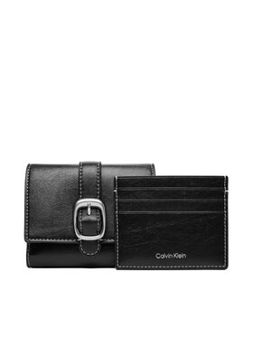 Calvin Klein Calvin Klein Rahakott Buckle 2 In 1 Wallet LV04F1168G Must