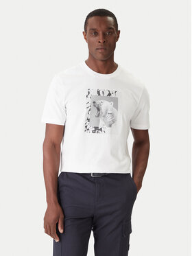 BOSS BOSS Tričko Lupo 50554615 Biela Regular Fit