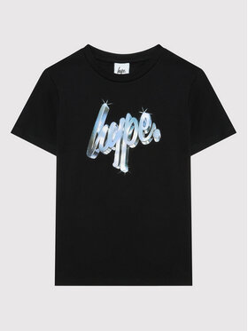 HYPE HYPE T-Shirt ZVLR-010 Czarny Regular Fit