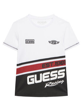 Guess Guess T-krekls N6RI06 K8HM4 Balts Regular Fit