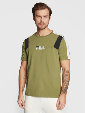 Fila Fila T-Shirt Bormio FAM0175 Zielony Regular Fit