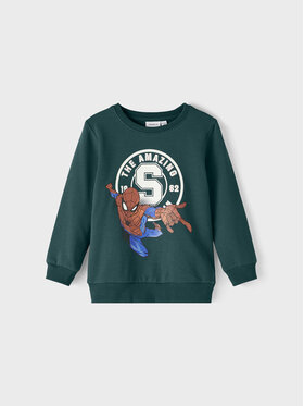 NAME IT NAME IT Majica dugih rukava SPIDER-MAN 13210737 Zelena Regular Fit
