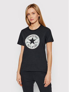 Converse Converse T-Shirt Chuck Patch Infill 10022955-A01 Czarny Standard Fit