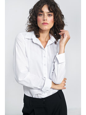 NIFE NIFE Košile K71 Bílá Classic Fit