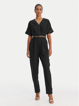 Fracomina Fracomina Jumpsuit FR25SO2004W47601 Nero Regular Fit