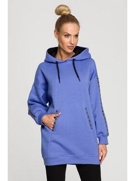 Made of Emotion Made of Emotion Bluza M696 Fioletowy Active Fit