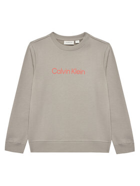 Calvin Klein Jeans Calvin Klein Jeans Majica dugih rukava Inst Logo IU0IU00680 D Siva Regular Fit