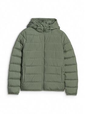 4F 4F Kurtka puchowa NATURAL (DOWN) WARMTH Khaki Regular Fit