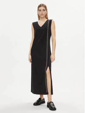 Liu Jo Sport Liu Jo Sport Každodenní šaty TA4262 JS088 Černá Regular Fit