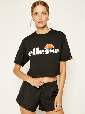 Ellesse Ellesse T-särk Alberta Crop SGS04484 Must Regular Fit
