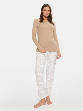 Selmark Selmark Pyjama P9373 Beige Regular Fit