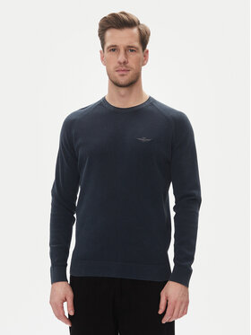 Aeronautica Militare Aeronautica Militare Pulover 251MA1556L560 Bleumarin Regular Fit
