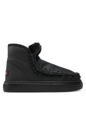 Mou Mou Μπότες Χιονιού Eskimo Sneaker Bold FW411000B Μαύρο