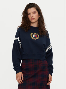 Tommy Jeans Tommy Jeans Μπλούζα DW0DW18772 Σκούρο μπλε Boxy Fit
