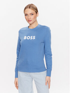 Boss Boss Mikina C_Ela 50468357 Modrá Regular Fit