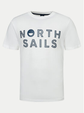 North Sails North Sails T-Shirt 692973 Bílá Regular Fit