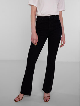Pieces Pieces Traperice 17111068 Crna Flared Fit