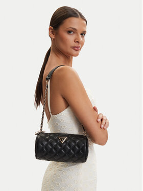 Guess Guess Ročna torba Giully II Mini HWQG96 73720 Črna