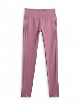 4F 4F Legginsy MULTI ACTIVE Koralowy Slim Fit