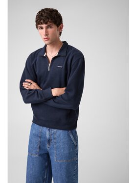 Guess Jeans Guess Jeans Mikina 184127 Světle modrá Classic Fit