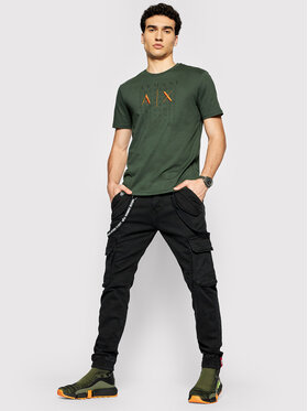 Alpha Industries Hlače Iz Tkanine Utility 128202 Črna Slim Fit