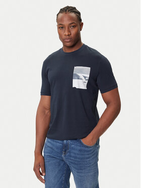 BOSS BOSS T-shirt Te_Container 50546920 Tamnoplava Regular Fit