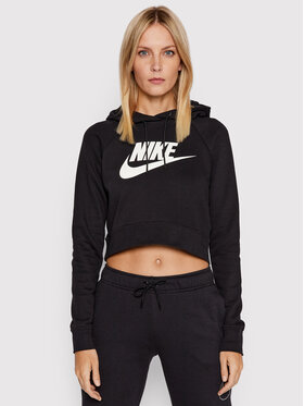 Nike Nike Majica dugih rukava Sportswear Essential CJ6327 Crna Loose Fit