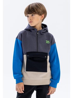 minoti minoti Bluza 19fleece65 Szary Regular Fit