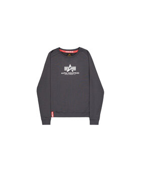 Alpha Industries Alpha Industries Bluza New Basic Sweatshirt Women Szary Regular Fit
